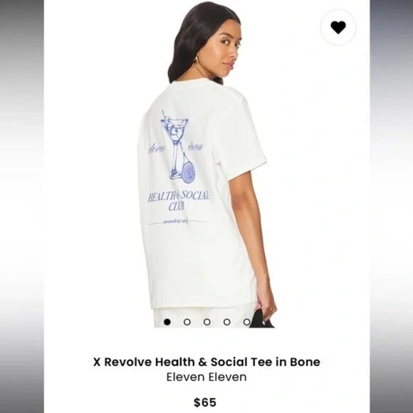 X Revolve Eleven Eleven Bone Health & Social Tee - Picture 3 of 9